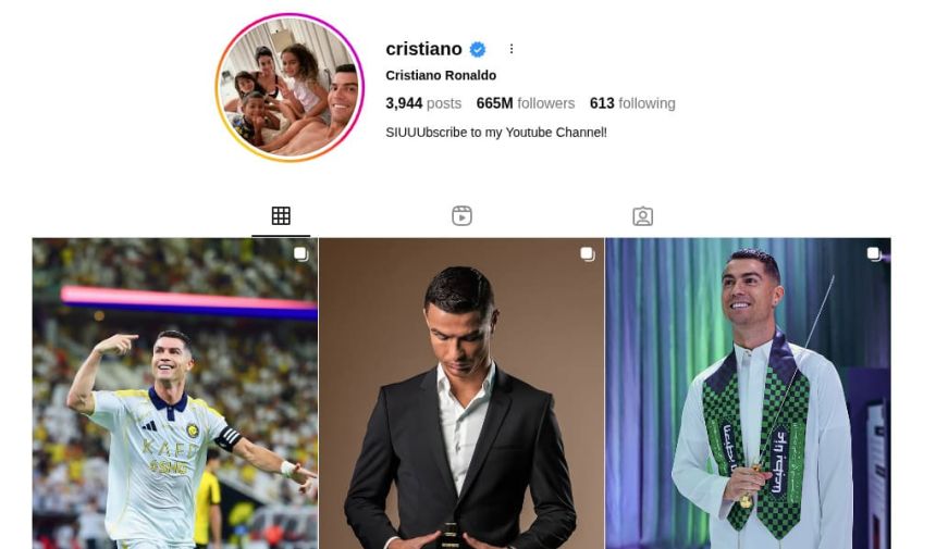 Cristiano Ronaldo Instagram