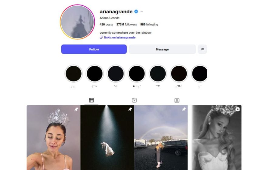Ariana Grande Instagram