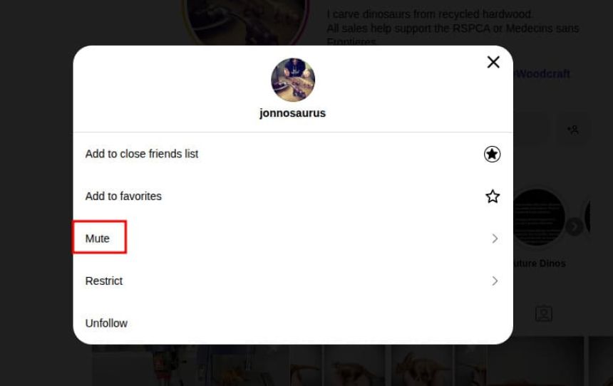 Mute profile
